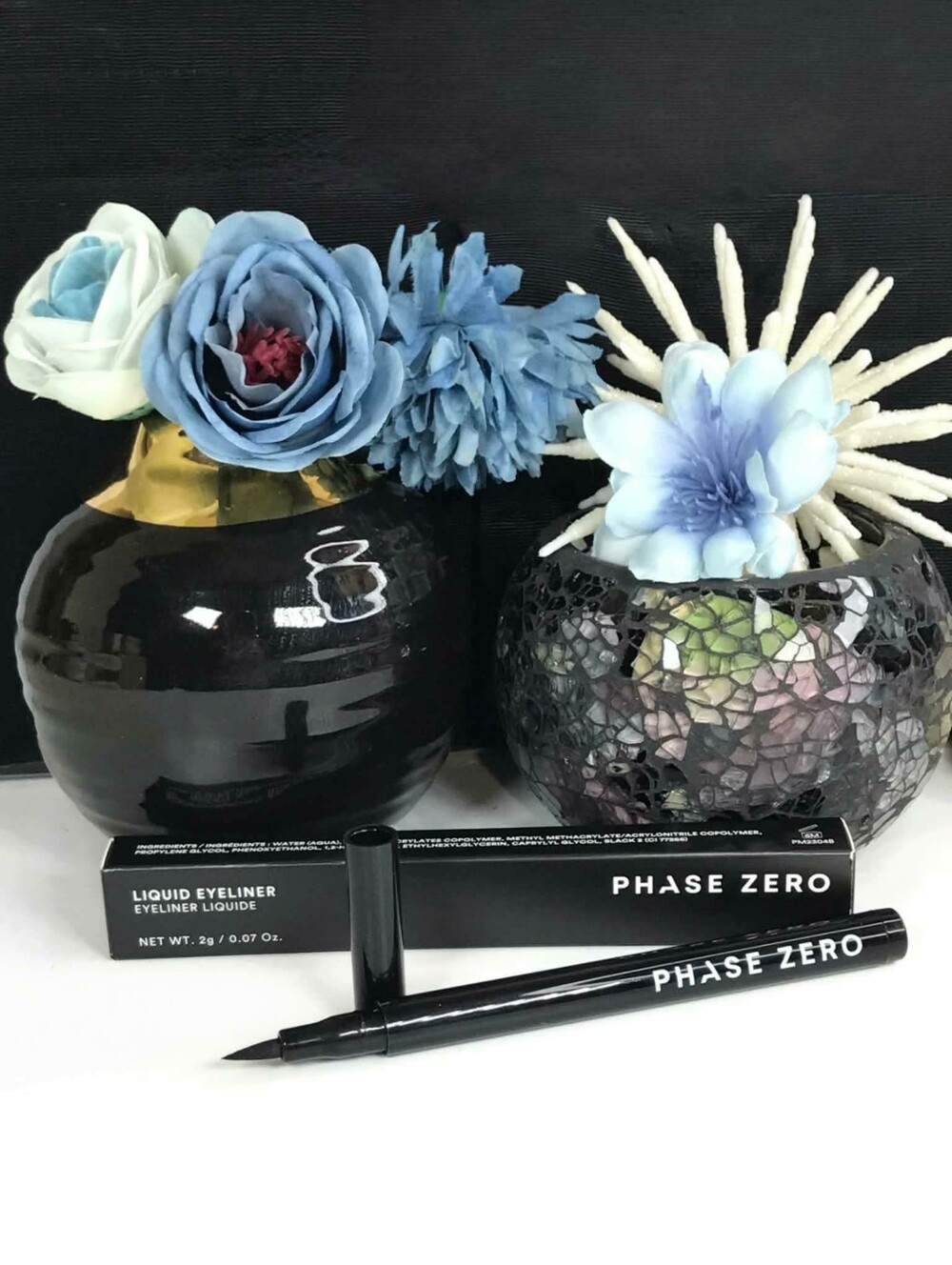 Phase Zero Liquid Eyeliner in Black, Full Size, 2g *Brand New in Box